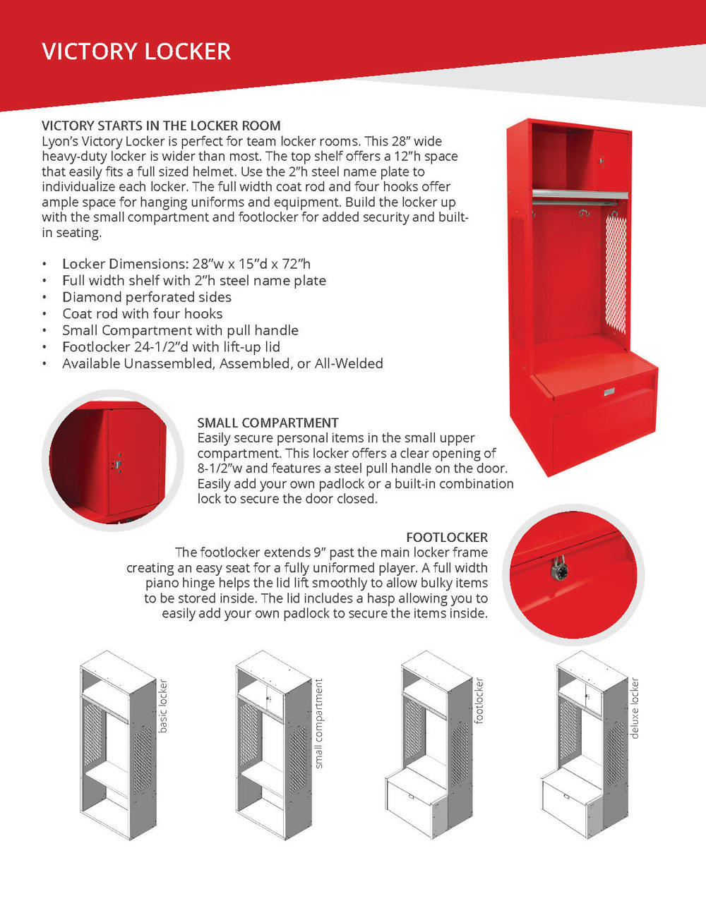 Lyon Standard Lockers